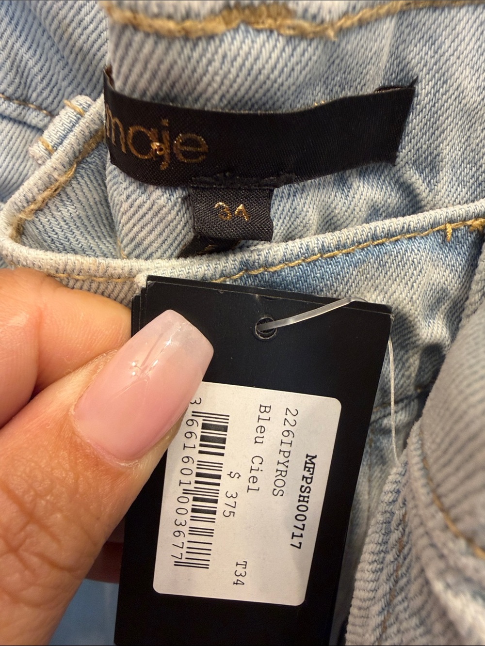 Ipyros Rhinestone Bermuda Shorts - Picture 6 of 9